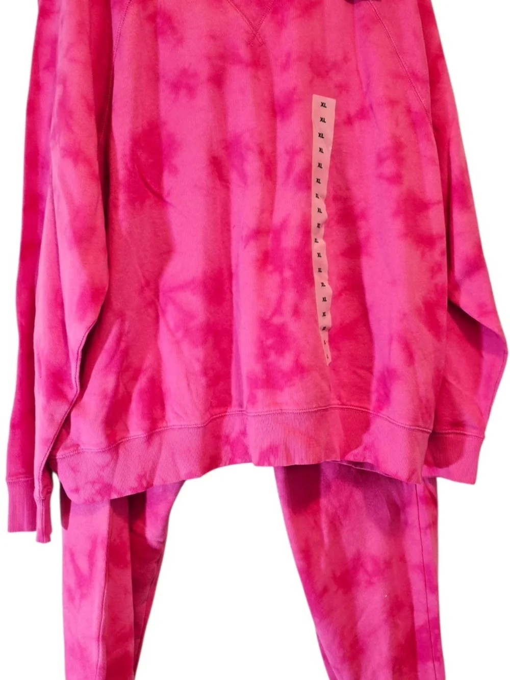 Old Navy Pink Tie-Dye Matching Sweat Set (Top + Joggers)